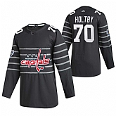 Capitals 70 Braden Holtby Gray 2020 NHL All-Star Game Adidas Jersey,baseball caps,new era cap wholesale,wholesale hats